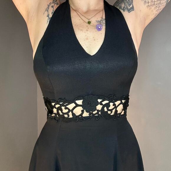 Vintage Gunne Sax Jessica McClintock Mini Dress - Picture 2 of 8